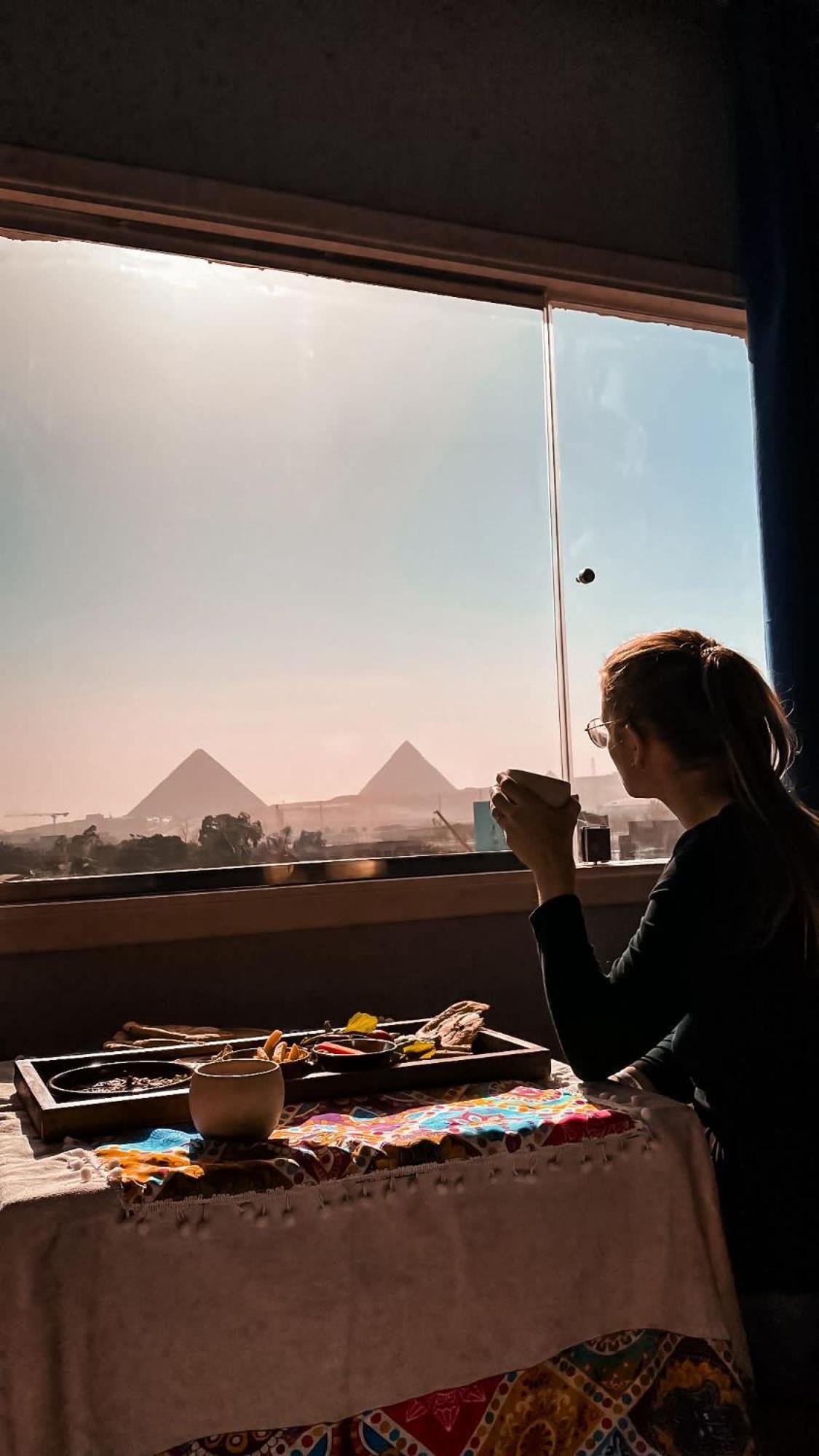 King Tout Hotel Pyramids View 开罗 外观 照片